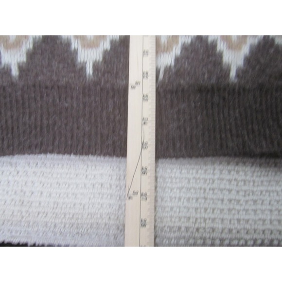 VTG Perry Alan Store Sweater Medium‎ Brown Crew Neck Long Sleeve Acrylic - Picture 6 of 8